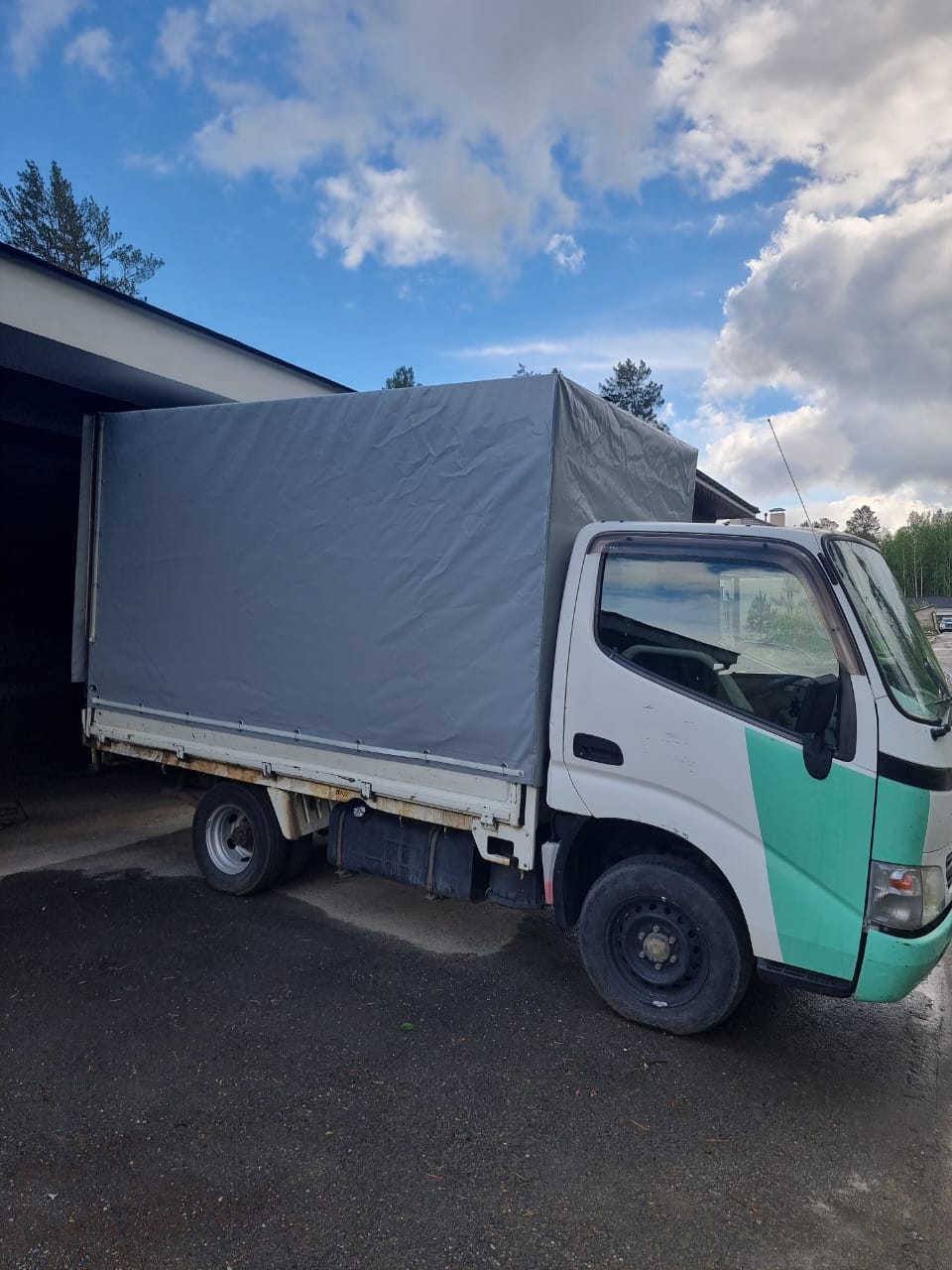 Наш новый тент на машину