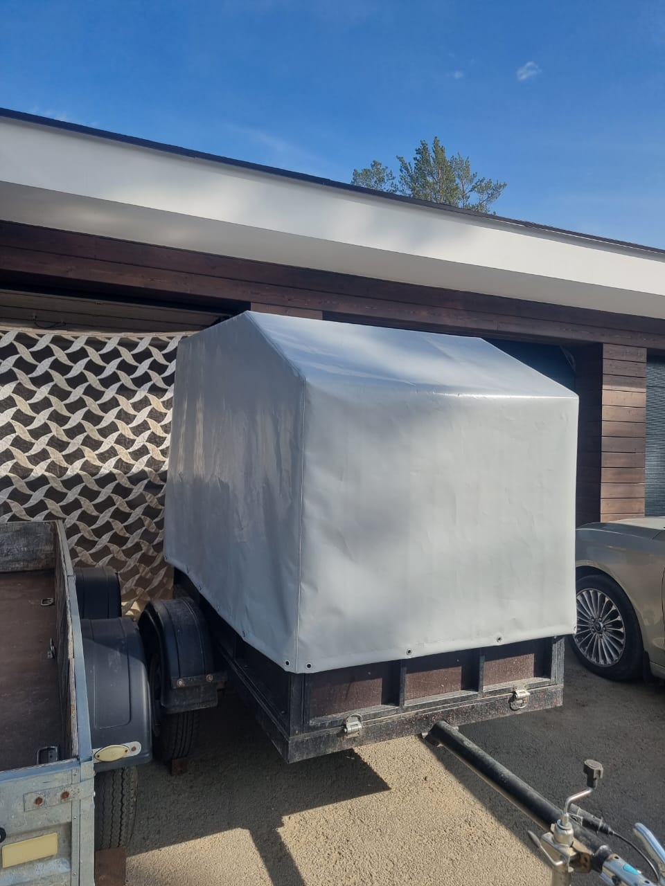 Наш новый тент на машину