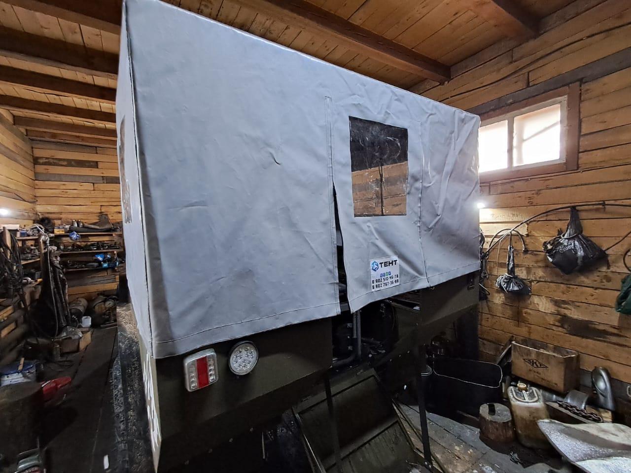Наш новый тент на машину